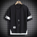 2026 Summer Hip Hop Loose Tshirts Mens Streetwear T-Shirts Casual Classic Short Sleeves Black White Tshirt Tees Oversize 5Xl